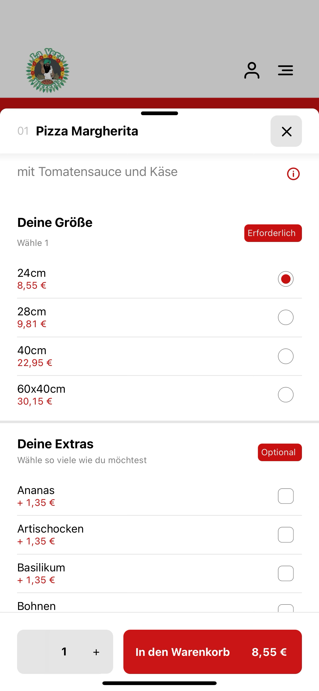 La Vera Pizzeria Magdeburg screenshot 4
