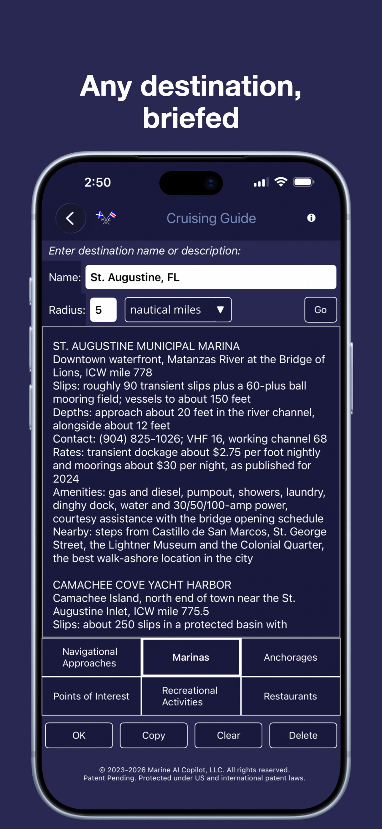 Screenshot 1 of Marine AI Copilot