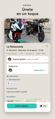 SENDA - Motorcycle community Screenshot 1 of 9