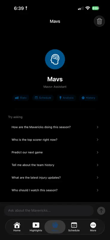 Mavs Plus screenshot 2 of 3