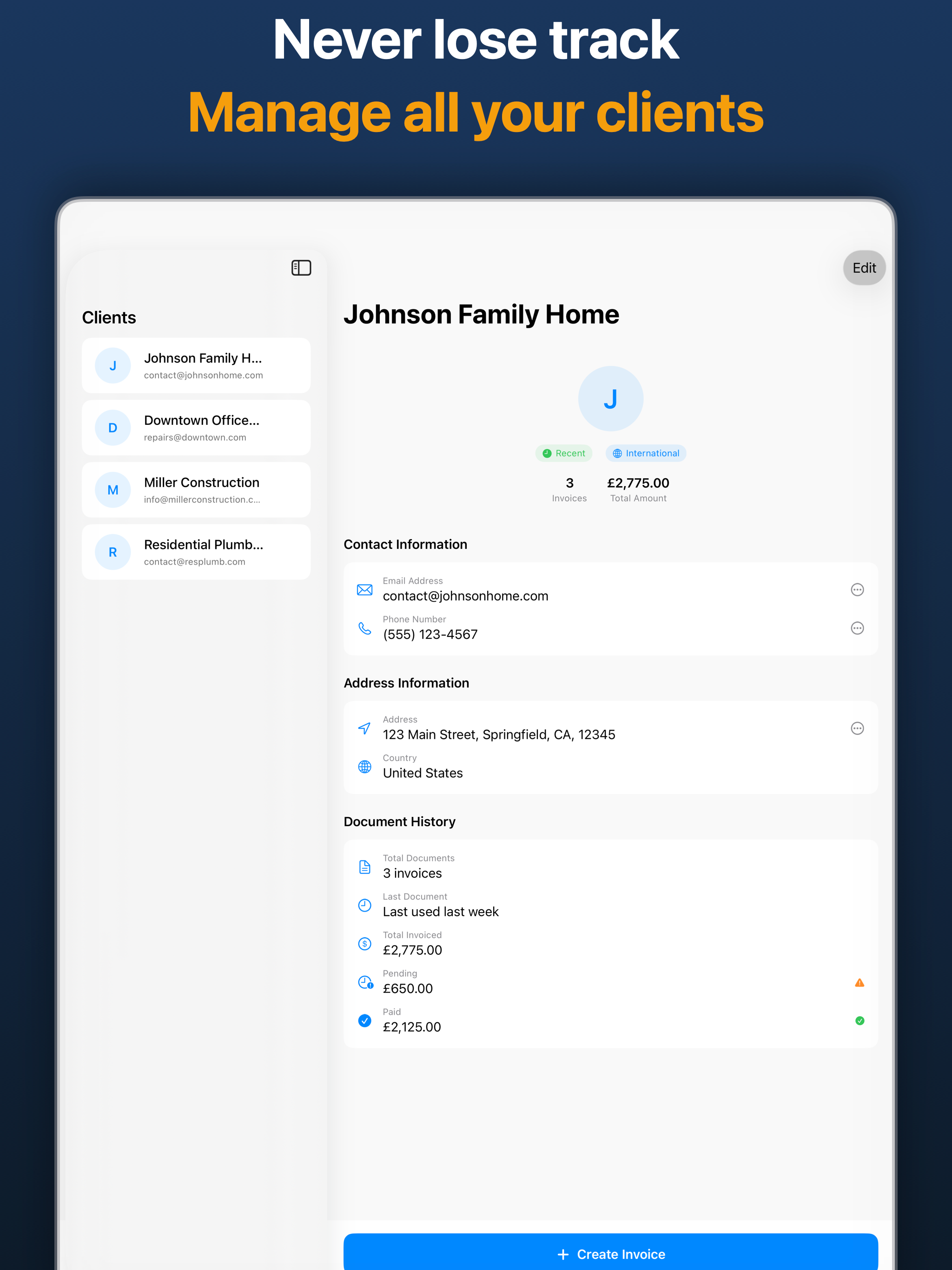 InvoiceZap: Invoice Maker