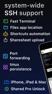 ssh client - secure shellfish iPhone Captures Décran 1
