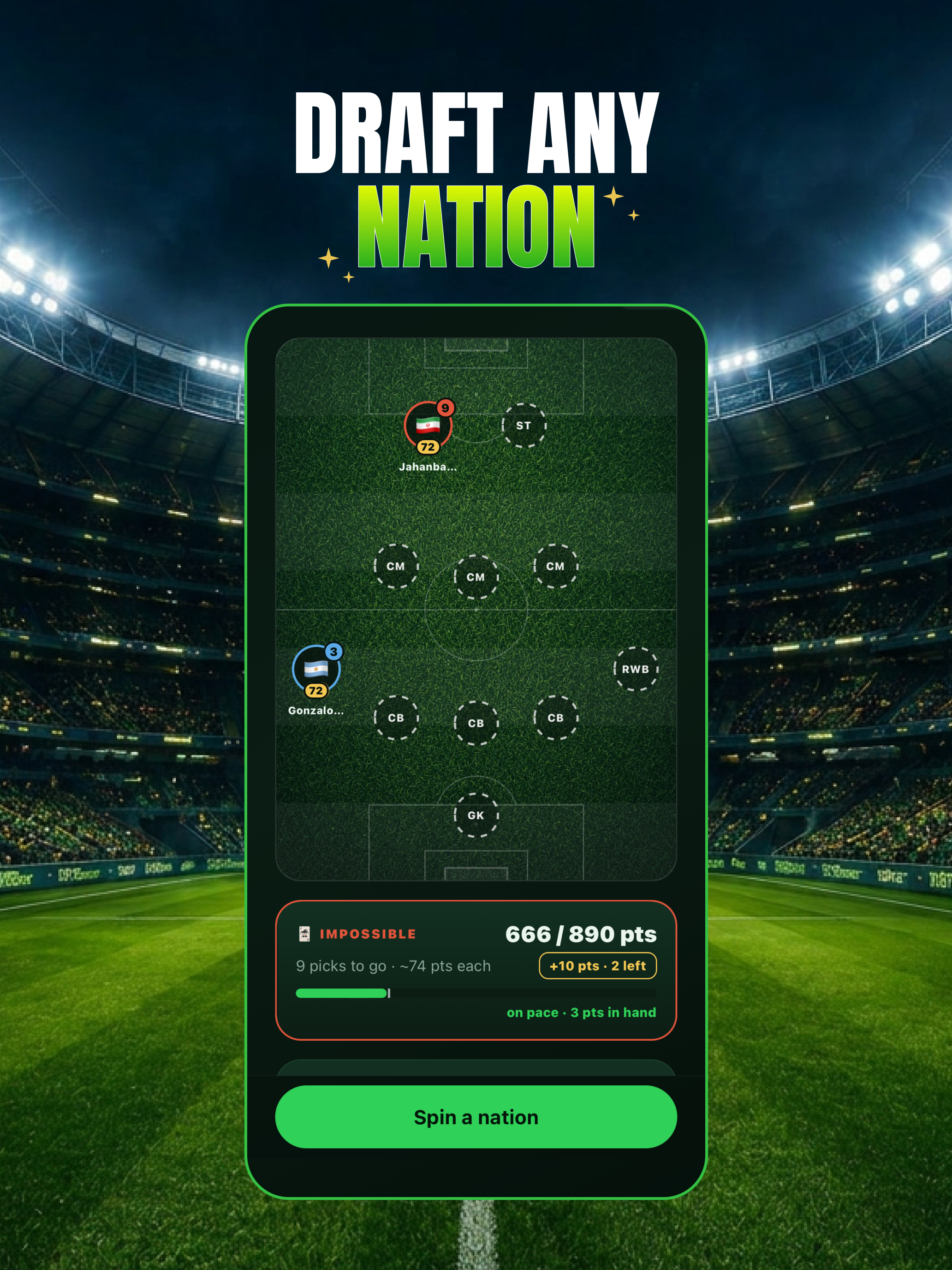 Football Draft: Squad Manager screenshot 12