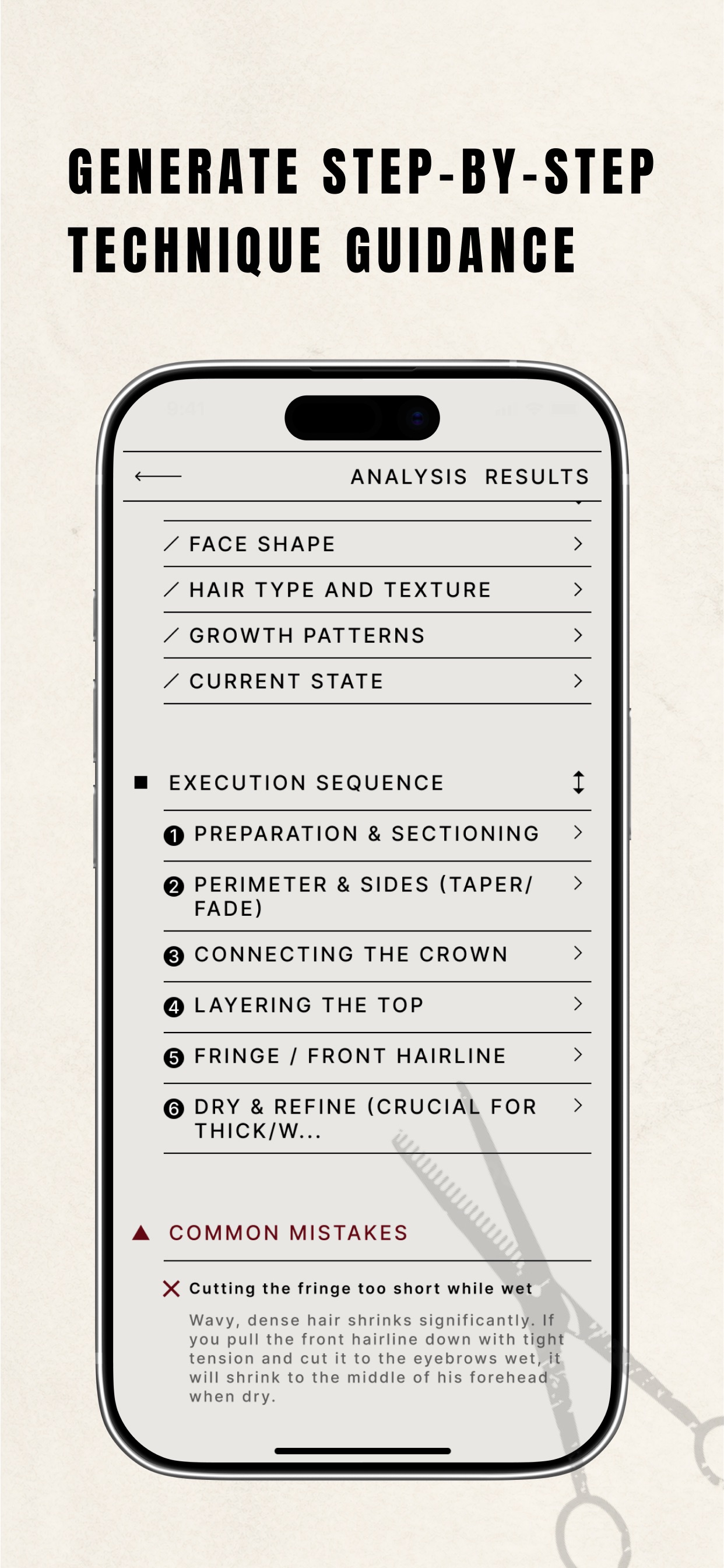 Screenshot 1 of Coiffa: AI Stylist Assistant