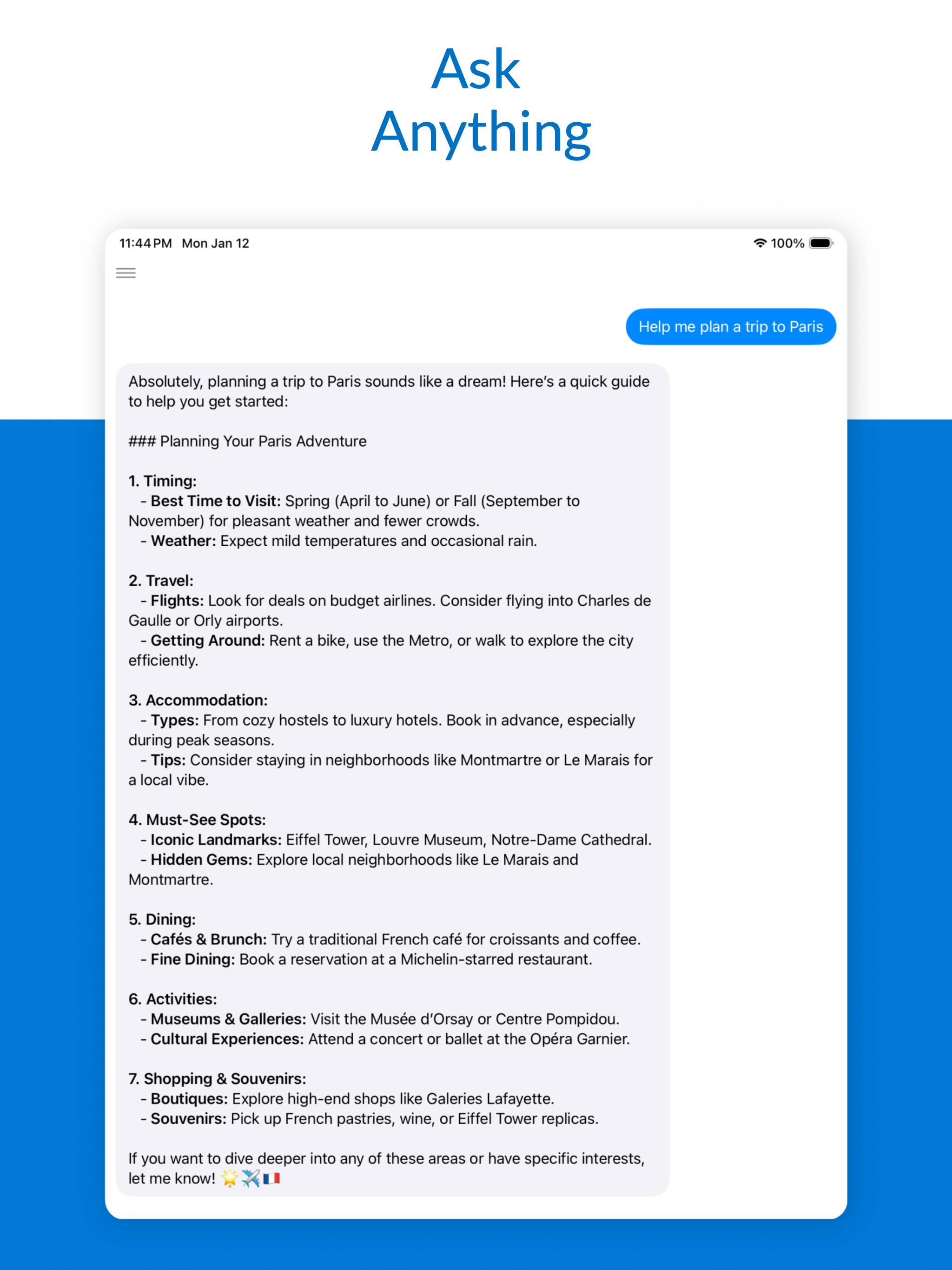 Private AI Chat App: Prompt screenshot 10