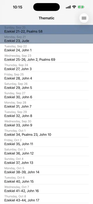 ReadingPlan screenshot 1