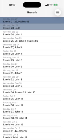 ReadingPlan Screenshot 1 of 4