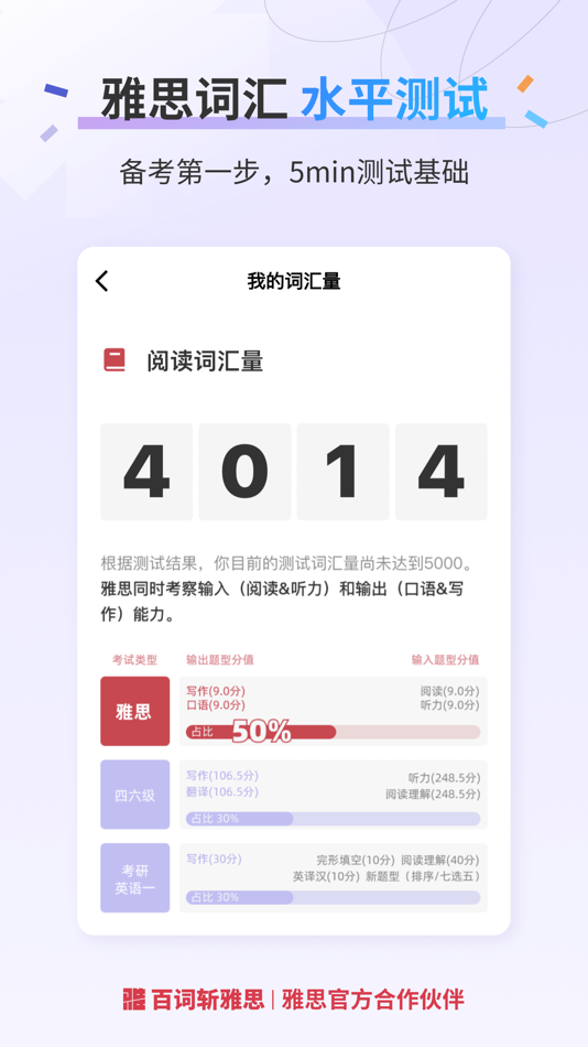 #4. 百词斩雅思-剑桥雅思高效提分 (iOS) By: 成都超爱学习科技有限公司