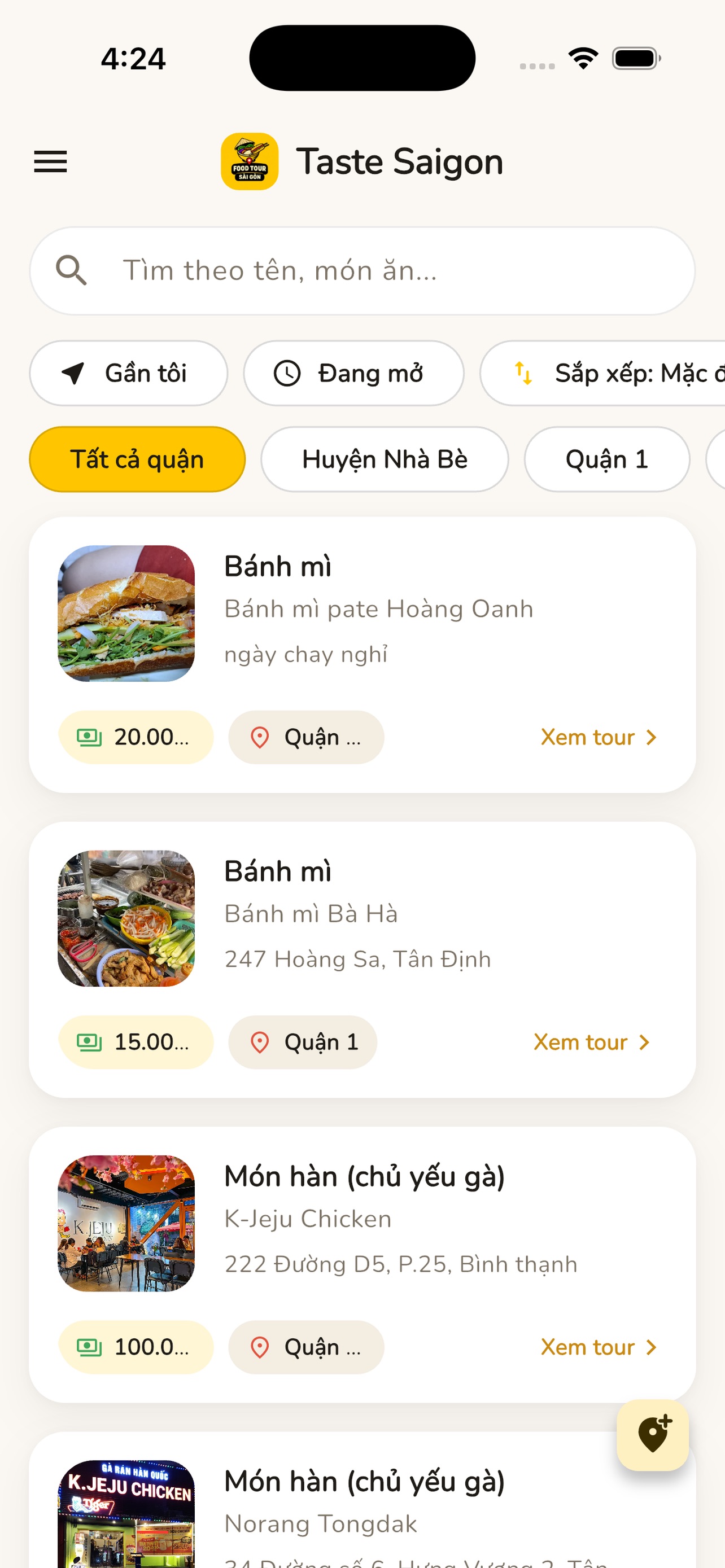 Screenshot 2 of Taste Saigon: Food Guide&Tour