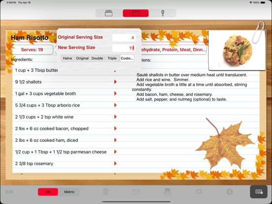 Recipe Manager - Serving Sizerのおすすめ画像2