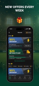 SBK Sportsbook Indiana Online screenshot