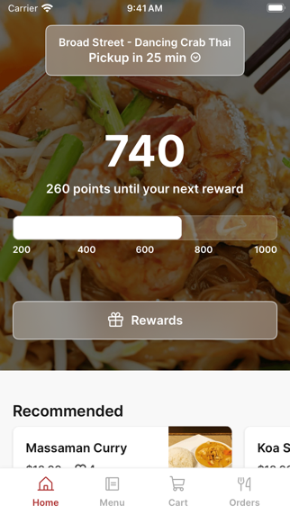 Dancingcrab Thai app screenshot