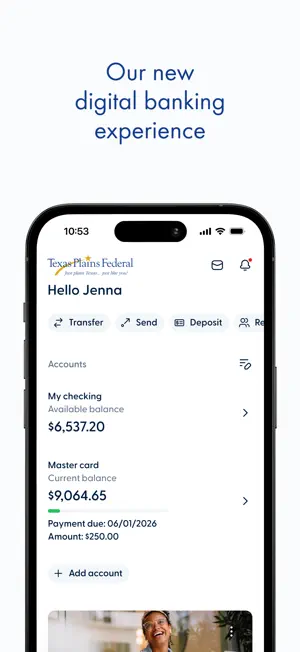 Texas Plains FCU screenshot 1