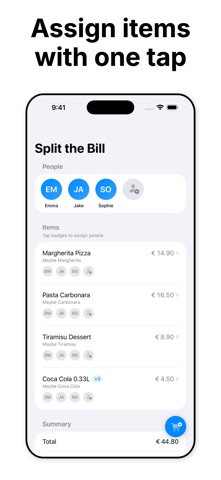 SplitReceipt - Scan & Share Screenshot 3 of 5