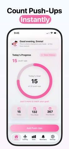 PushUps: Rep Counter & Trainer Screenshot 2 of 5