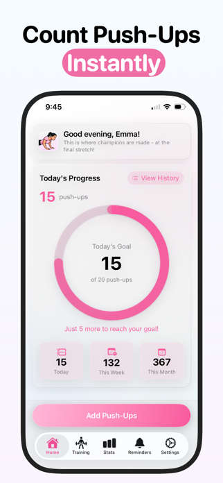 PushUps: Rep Counter & Trainer Screenshot 2 of 5