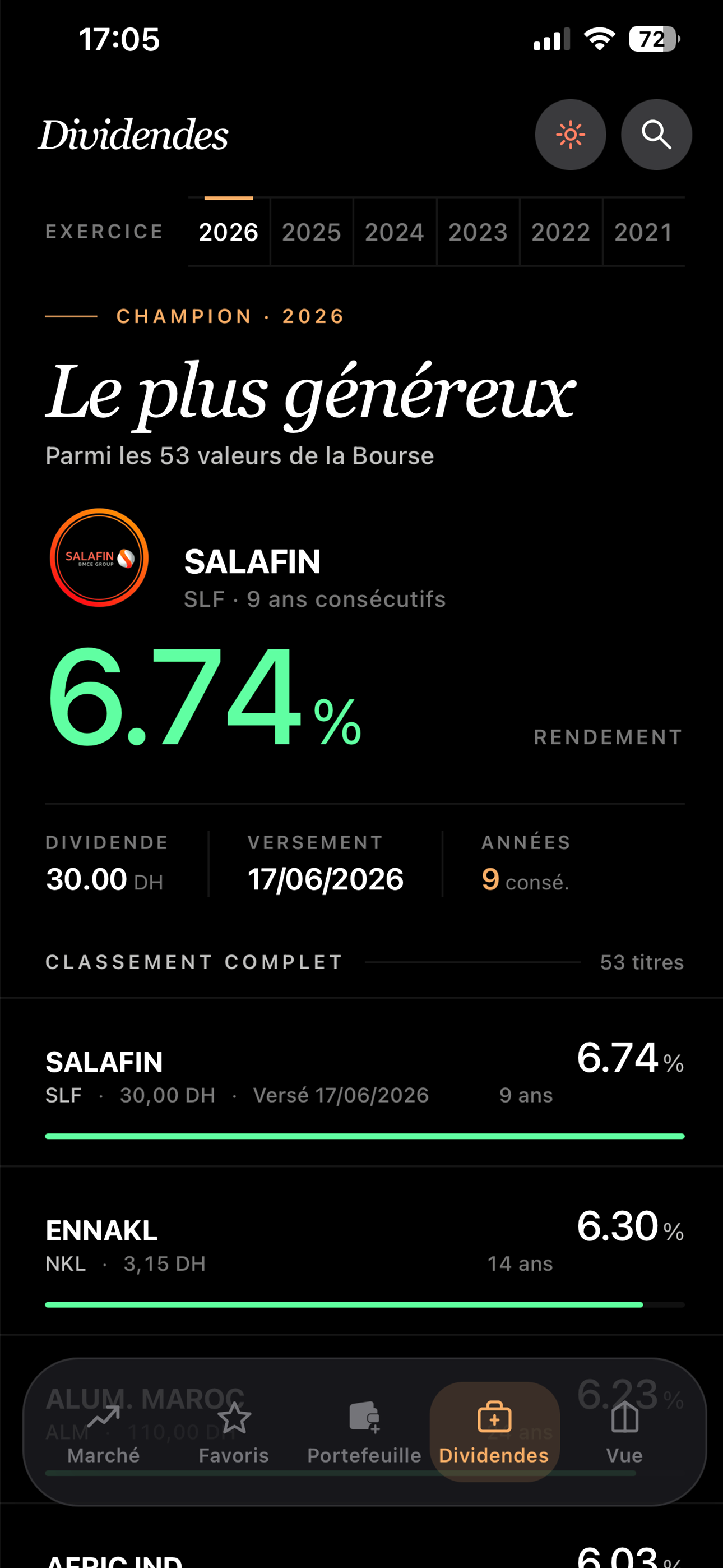 Bourse de Casablanca screenshot 7