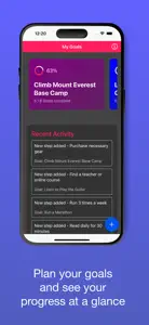 Goal Planner Steps to Success screenshot #1 for iPhone