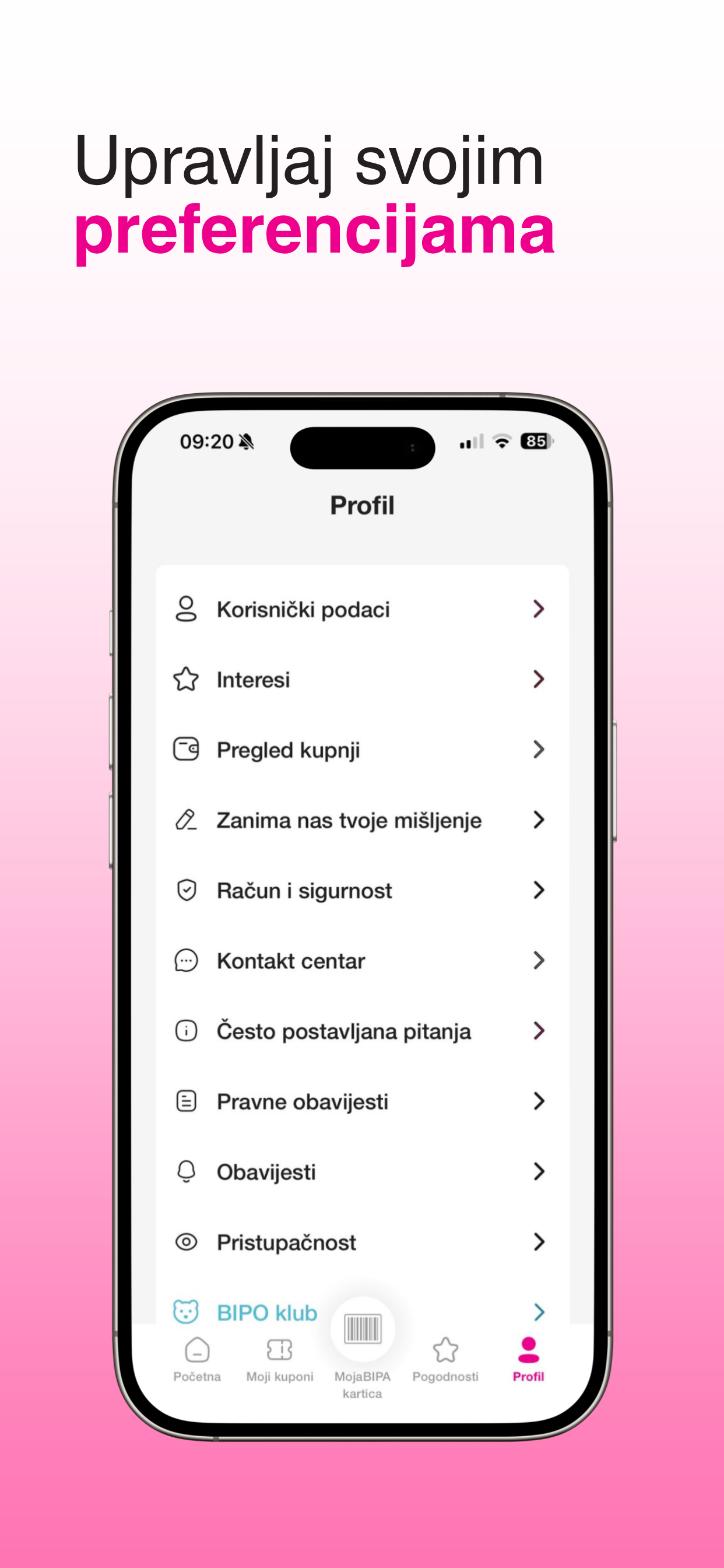 mojaBIPA screenshot 5