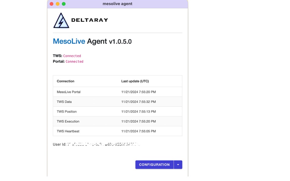 #1. MesoLive Agent (macOS) 由: Deltaray Research Limited