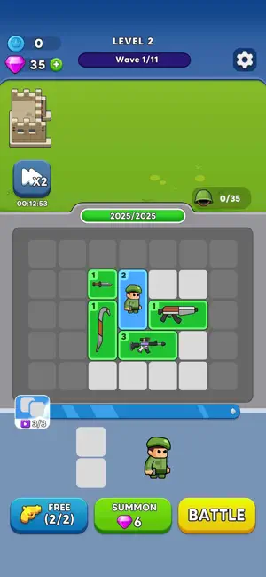 Bag War: Merge Battle screenshot 1