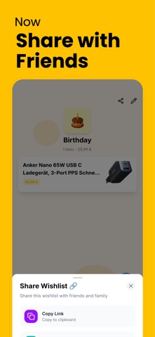 Wish List Maker: Schenkmal screenshot