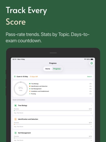 ISA Arborist Exam Prep & Quiz iPad screenshot