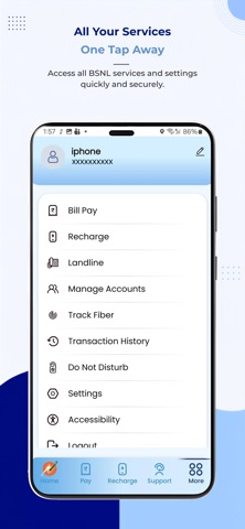 BSNL Selfcare (New) iPhone screenshot 4