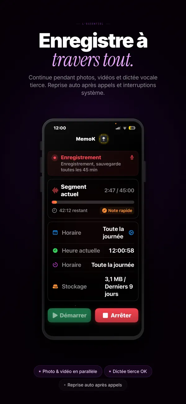 Screenshot #1 pour MemoK