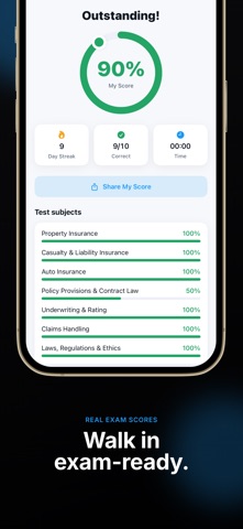 P&C Insurance Prep 2026 iPhone screenshot