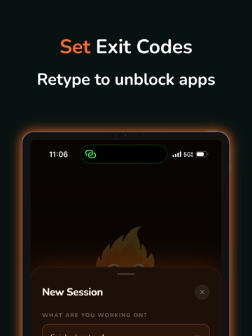 Ember - Break Your Phone Habit iPad screenshot