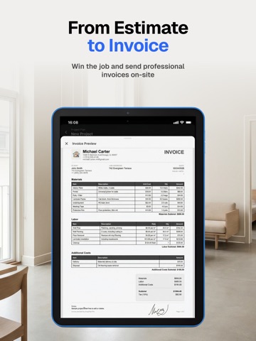 SnapPlan - LiDAR Room Scan iPad screenshot