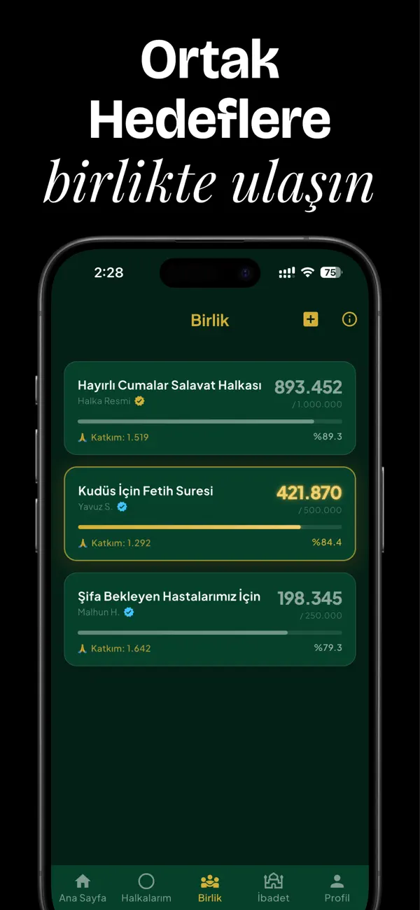 Screenshot #2 pour Halka: Ortak Zikir & Dua Grubu