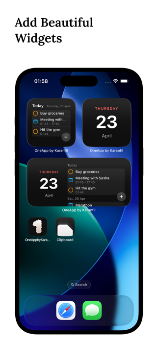 One – Calendar & Reminders Screenshot 5 of 6