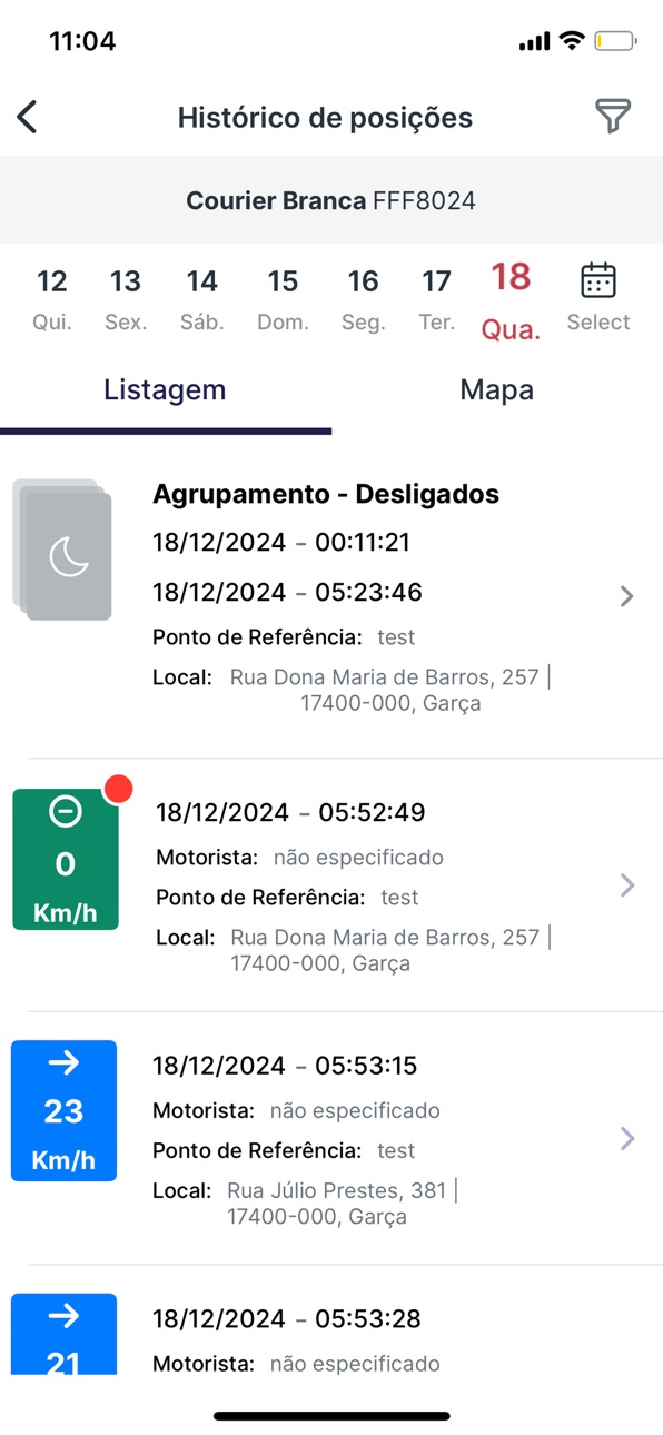 iPhone screenshot