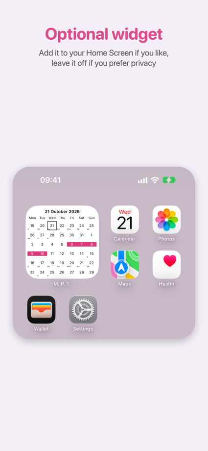 Menstrual Period Tracker 的 App Store 截图 3