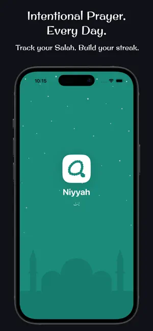 Niyyah - Daily Prayer Tracker screenshot 1
