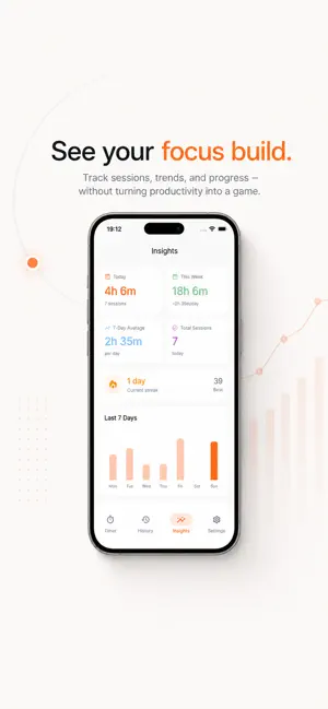 Orenio - Focus, Simplified. screenshot 3