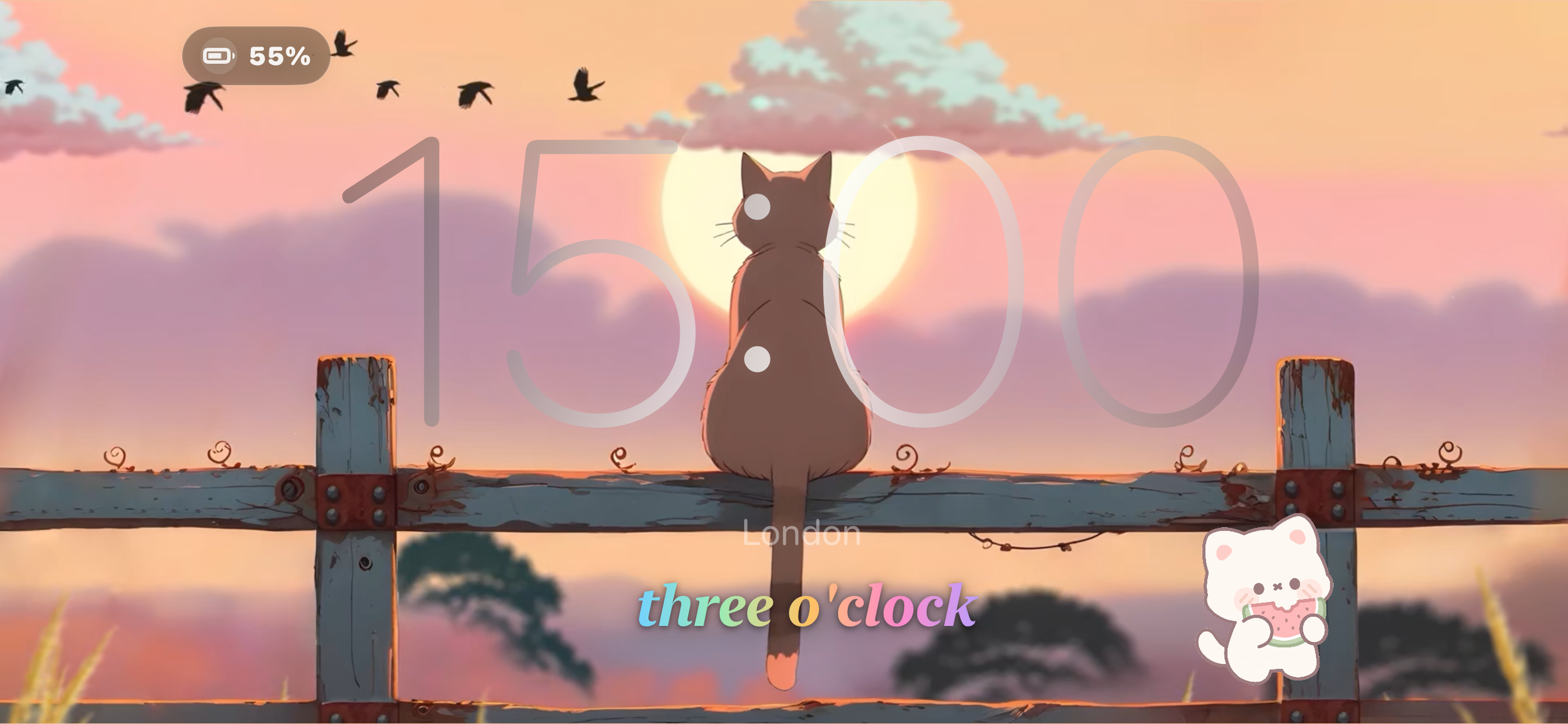 Kawaii Clock  かわいい時計 screenshot 6