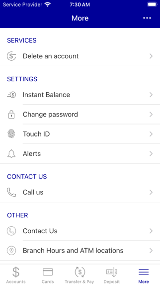 CSB Hugoton iPhone screenshot 4 - Finance app