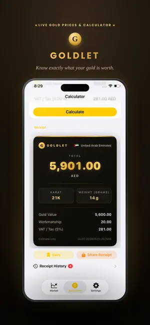 Goldlet screenshot 4