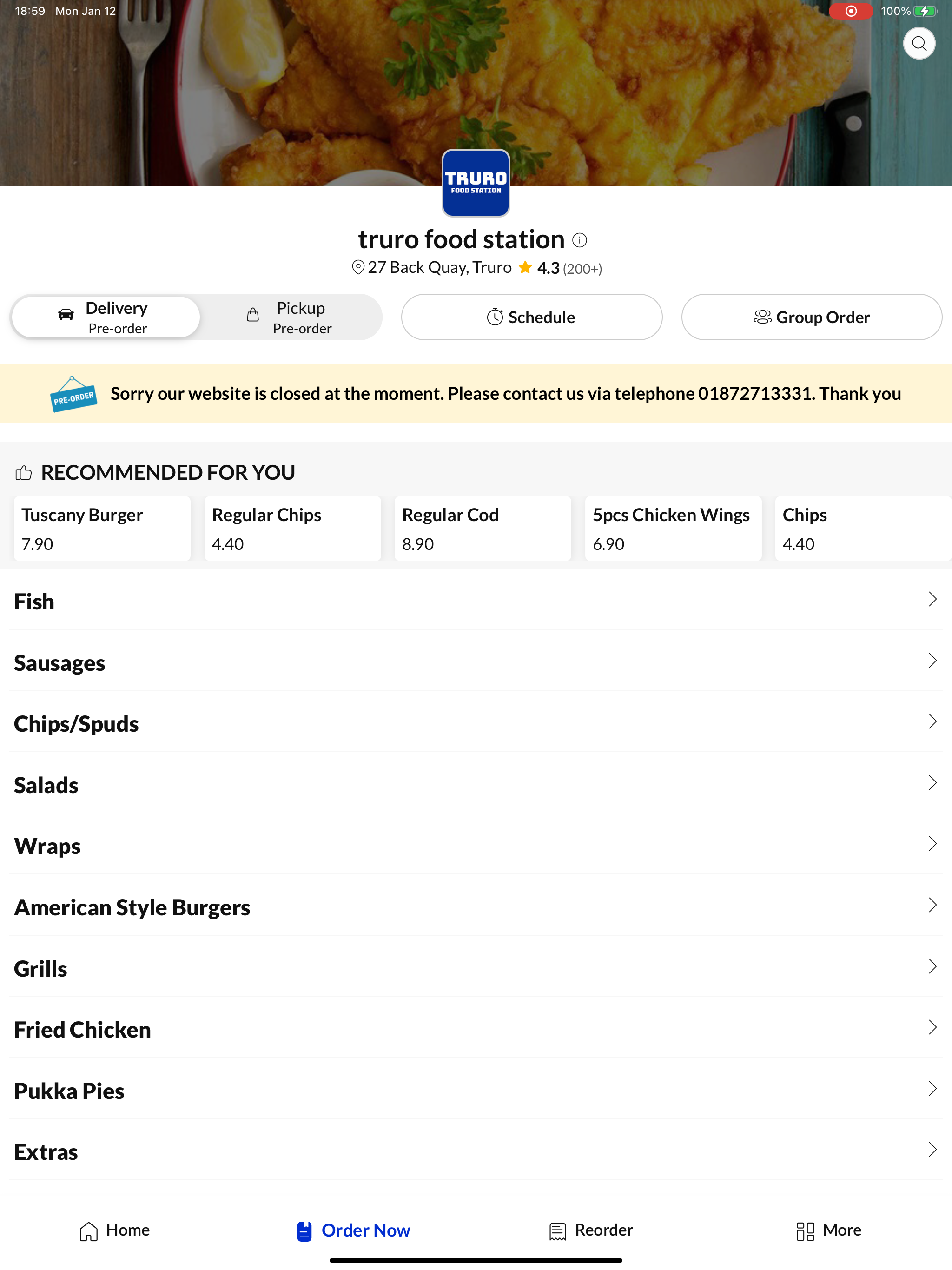 truro food station screenshot 7