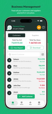 Khata Tracker: Ledger Book App Screenshot 1 of 10