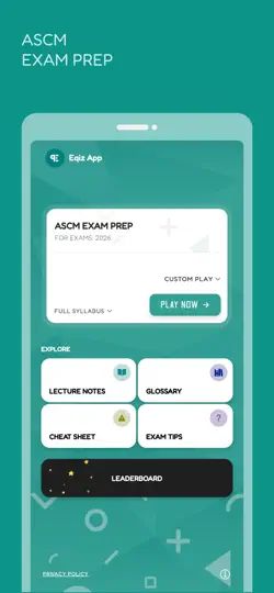 ASCM Prep 3-in-1: With AI iPhone Screenshot 1