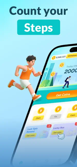 WalkStep: Tracker & Reward screenshot 1