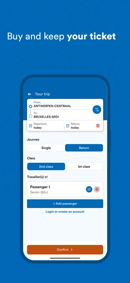 SNCB/NMBS: Timetable & tickets screenshot 4 of 5