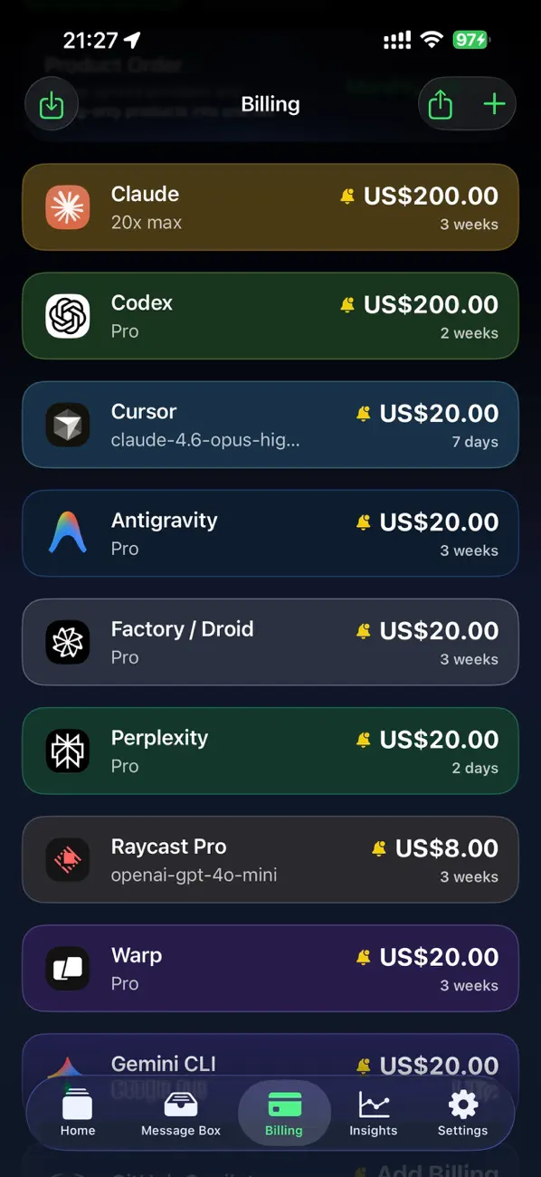 #4. LimitWatch (iOS) โดย: shengbao cai