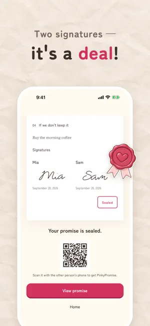 PinkyPromise: Couple Contract screenshot 3