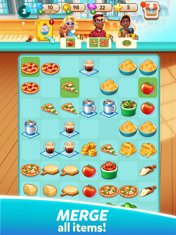 Cook & Merge - Merge Game