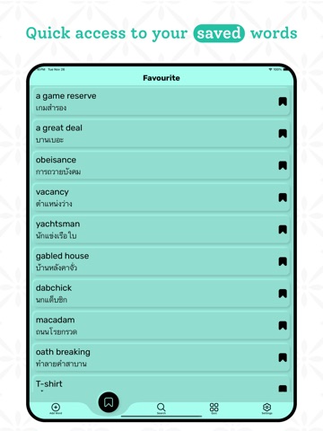 Thai | Thai Dictionary iPad screenshot